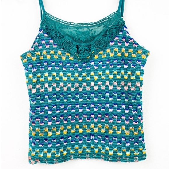 Free People Heartbeat crop Rachelle Knit Sleeveless Y2K baby tee baby doll tank - Picture 2 of 7